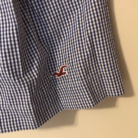 🌺Strapless Gingham Hollister Dress with Bow - Picture 3 of 6